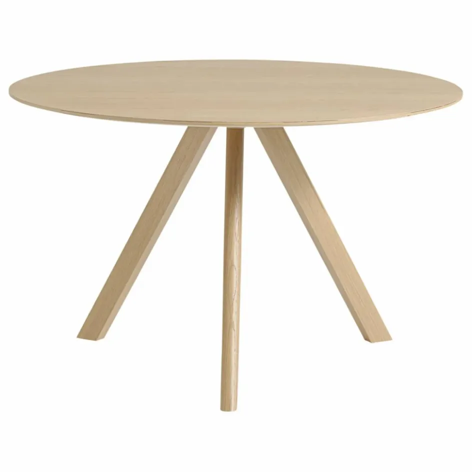 Hay Table ronde laquée CPH20, pietement en || Tables, Bureaux