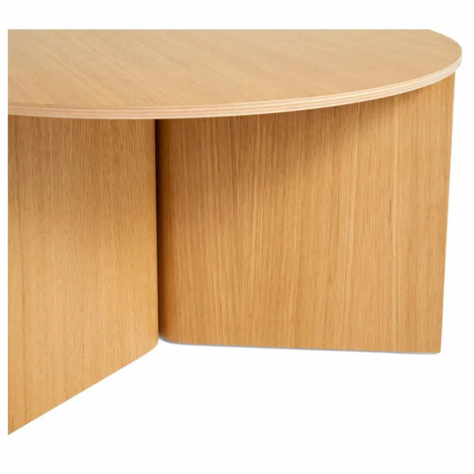 Hay Tables, Bureaux*Table Slit ronde en bois |