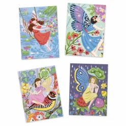Discount Djeco Tableau à pailleter La douceur des fées Multicolore