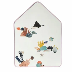 Ma Cabane à rêves Tableau Ardoise Magnétique Little Cabane | Lilas| Jeux Éducatifs