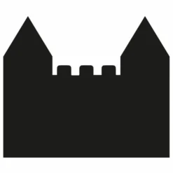 Discount Ferflex Tableau magnétique Château et son jeu de 21 formes géométriques Multicolore