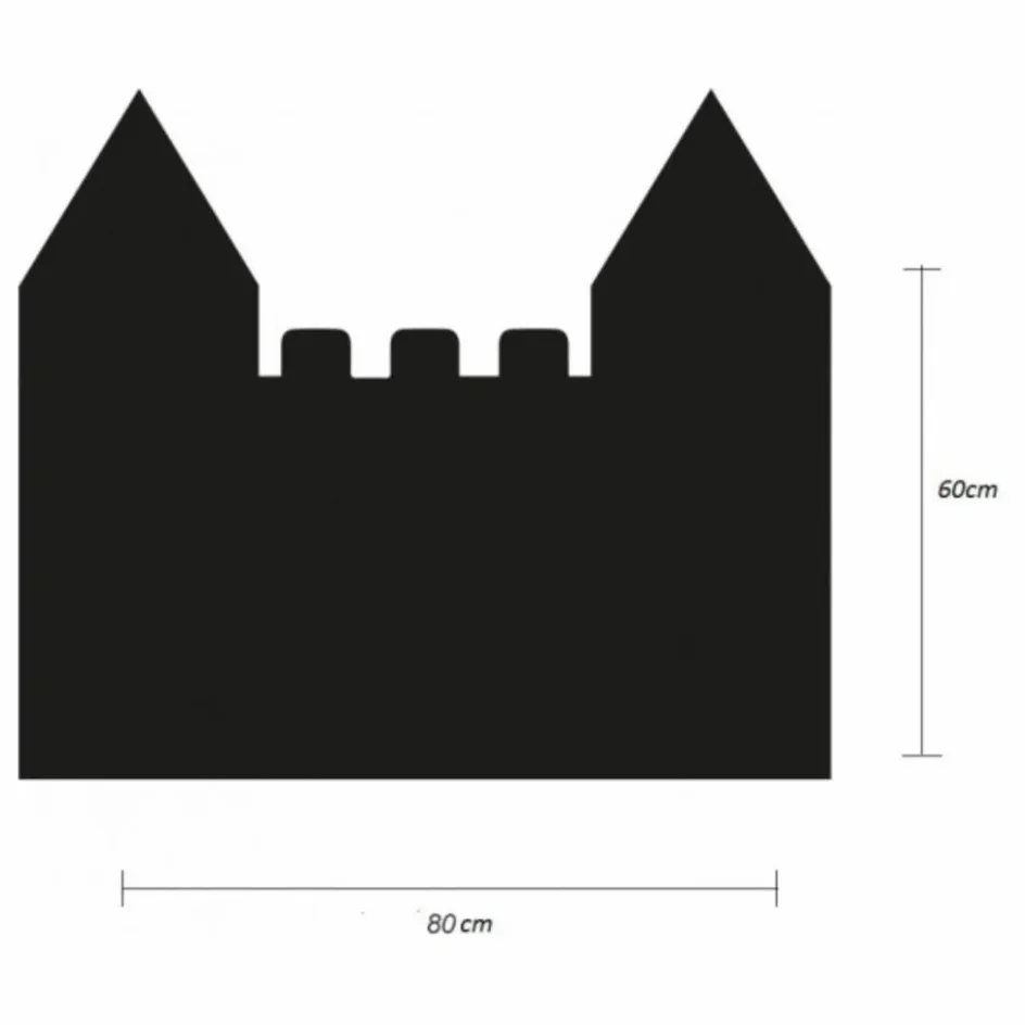 Discount Ferflex Tableau magnétique Château et son jeu de 21 formes géométriques Multicolore