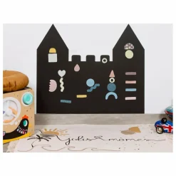 Discount Ferflex Tableau magnétique Château et son jeu de 21 formes géométriques Multicolore