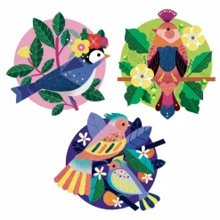Clearance Djeco Tableaux à pailleter Paradisio Multicolore