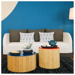 Maison Sarah Lavoine Tables, Bureaux*Tables basses Riviera - Set de 2 |