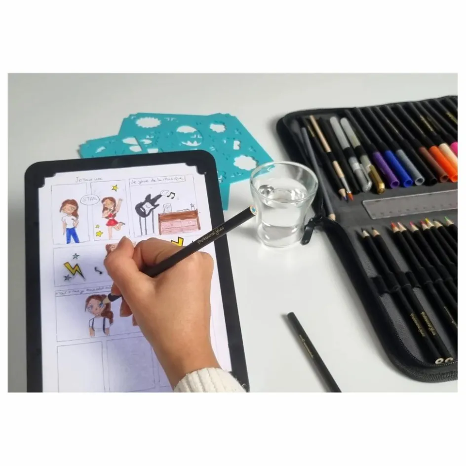 Buki Tablette à dessin lumineuse 3 en 1| Loisirs Créatifs