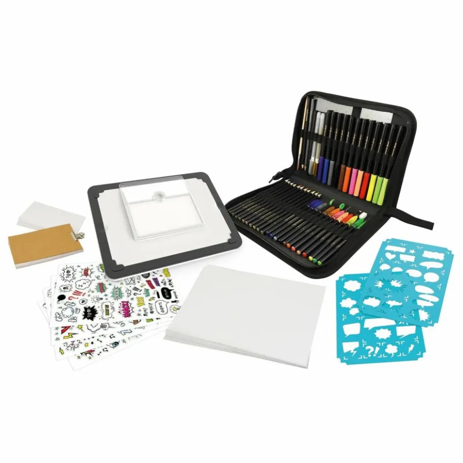 Buki Tablette à dessin lumineuse 3 en 1| Loisirs Créatifs