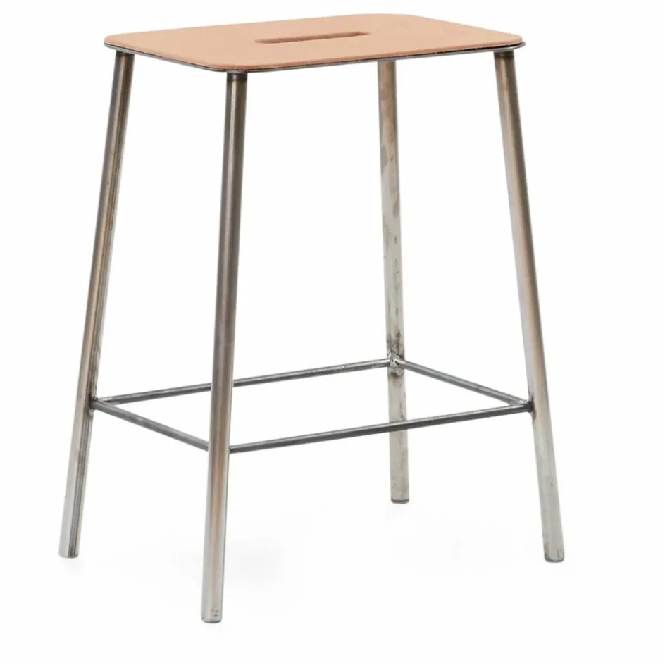 Frama Chaises, Tabourets, Bancs*Tabouret Adam, assise en cuir |