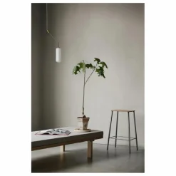 Frama Tabouret Adam, assise en cuir || Chaises, Tabourets, Bancs