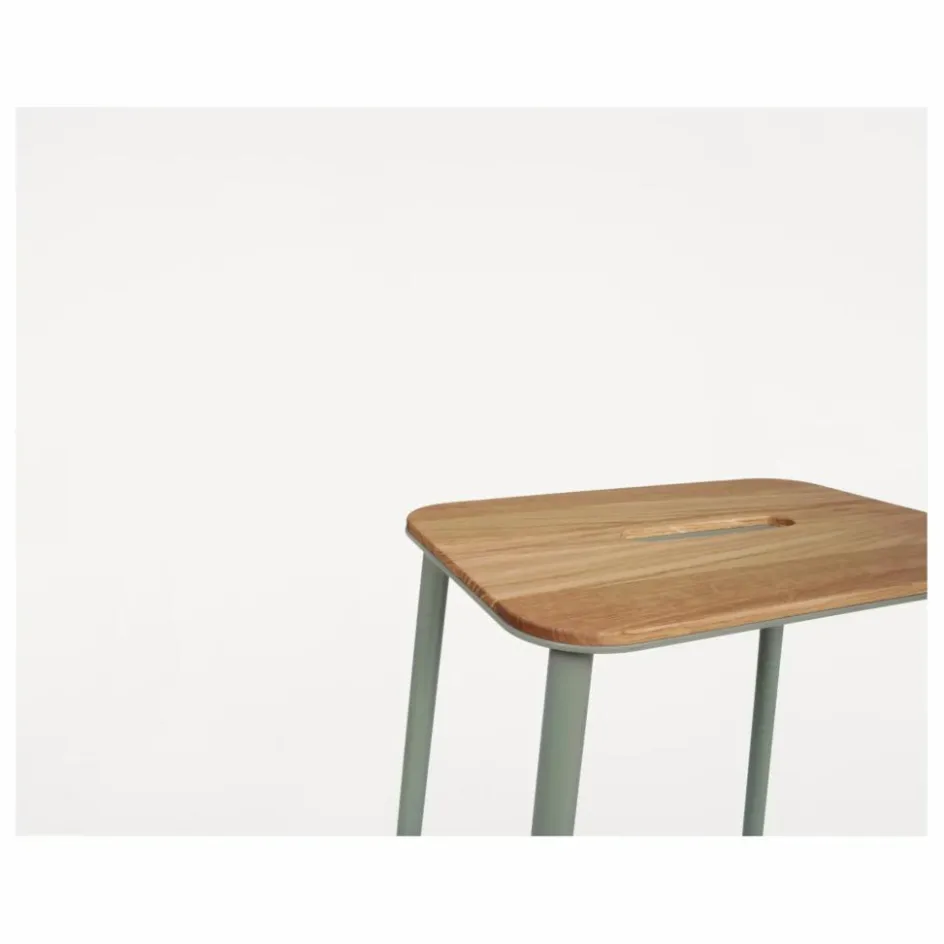 Frama Tabouret Adam Nyboder, assise en bois | Vert