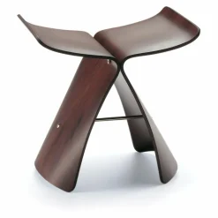 Sale Vitra Tabouret Butterfly - Sori Yanagi | Palissandre