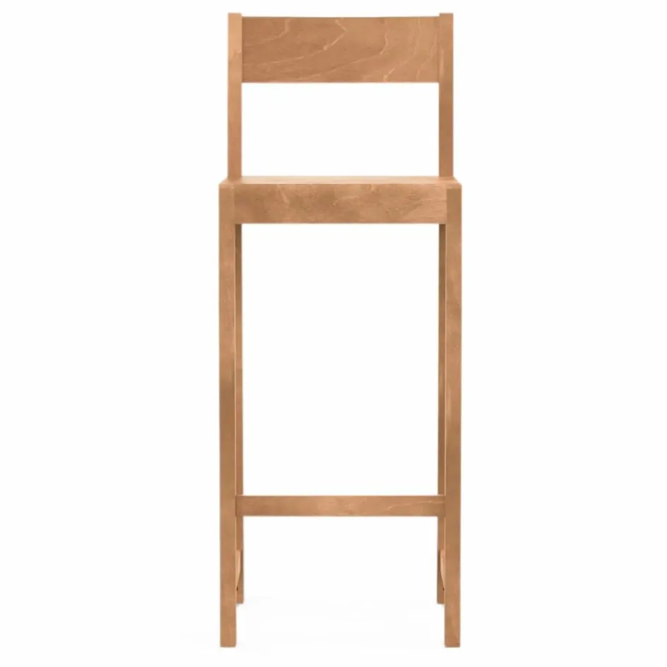 Clearance Frama Tabouret de bar en bois Naturel