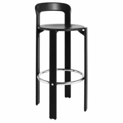 Hay Tabouret de bar Rey en bois laqué - Bruno Rey || Chaises, Tabourets, Bancs
