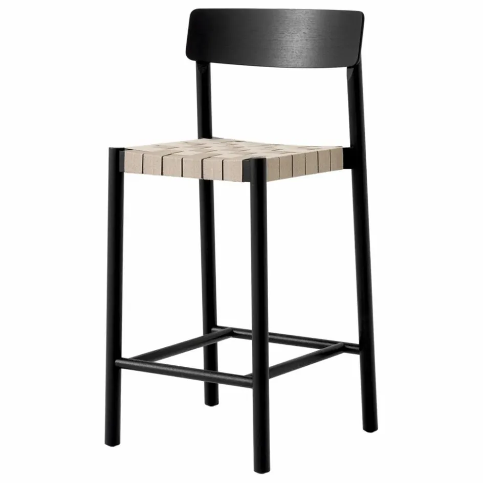& Tradition Tabouret de bar sangles les 65 cm Betty TK12 en frêne| Chaises, Tabourets, Bancs