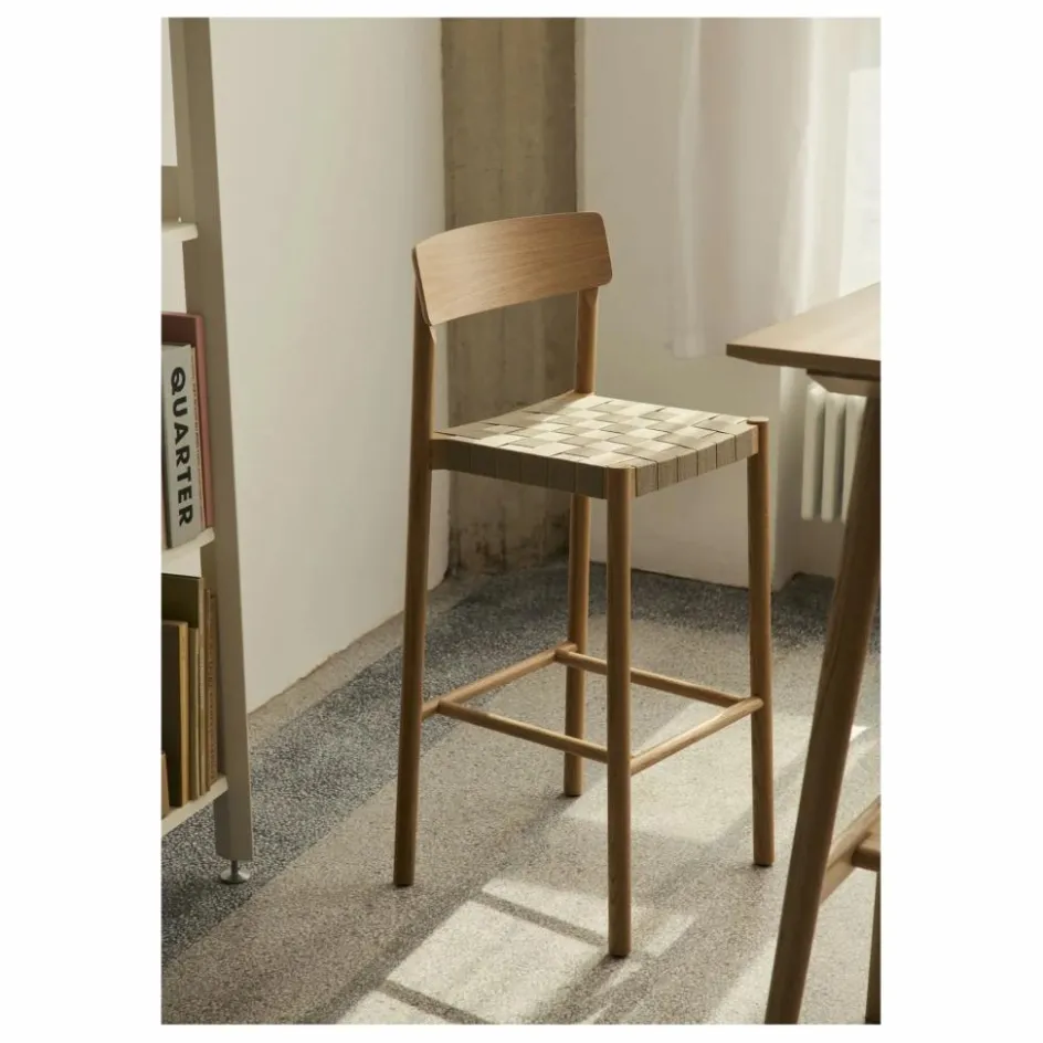 & Tradition Chaises, Tabourets, Bancs*Tabouret de bar sangles naturelles 75 cm Betty TK15 en |