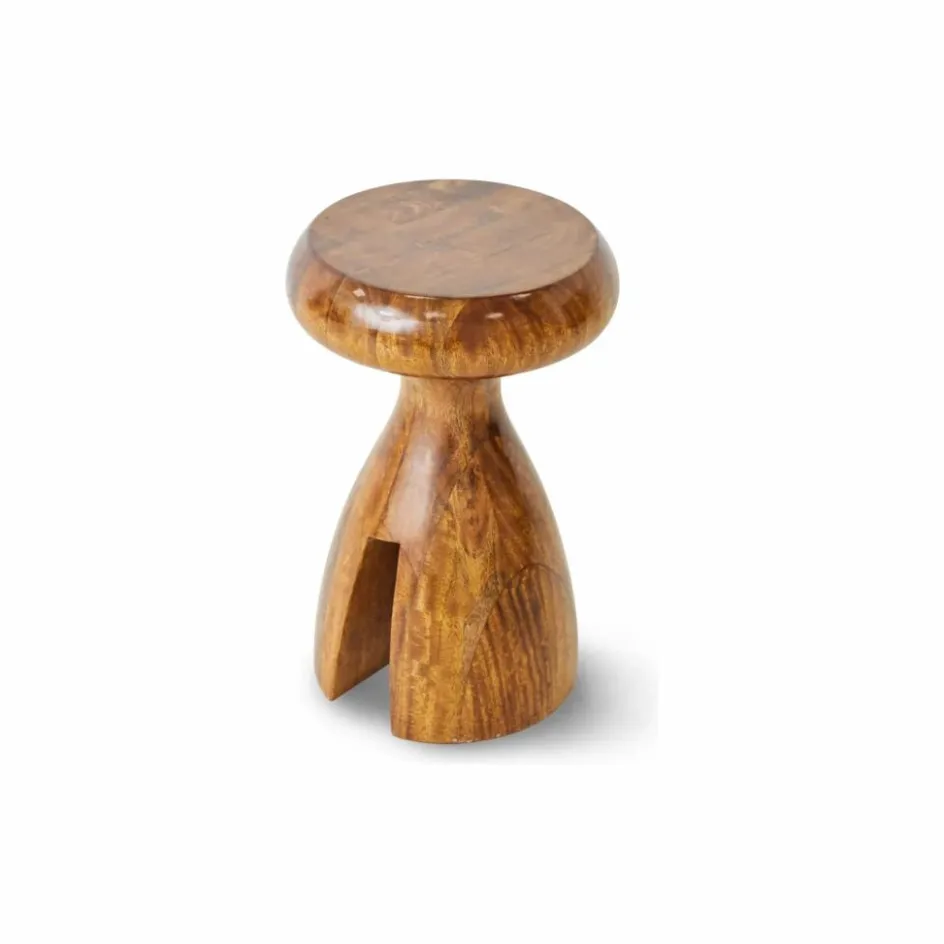 Clearance HKliving Tabouret en bois | Noyer