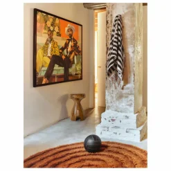 Clearance HKliving Tabouret en bois | Noyer
