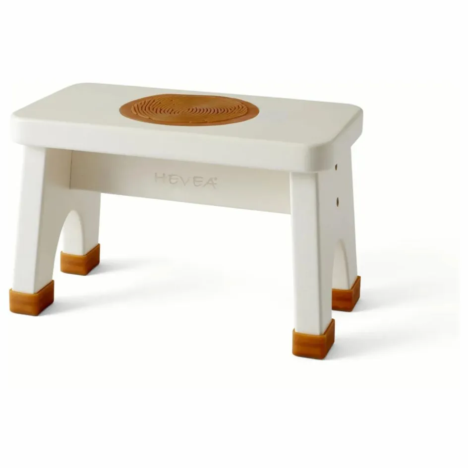 Discount Hevea Tabouret en bois d'hévéa | Blanc