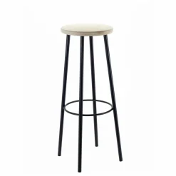 Clearance Serax Tabouret en bois, piétement en métal | Noir