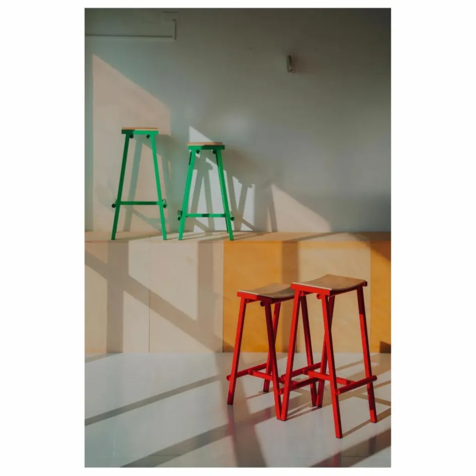 Discount Hay Tabouret Haut 65 cm Taburete 8 | Rouge