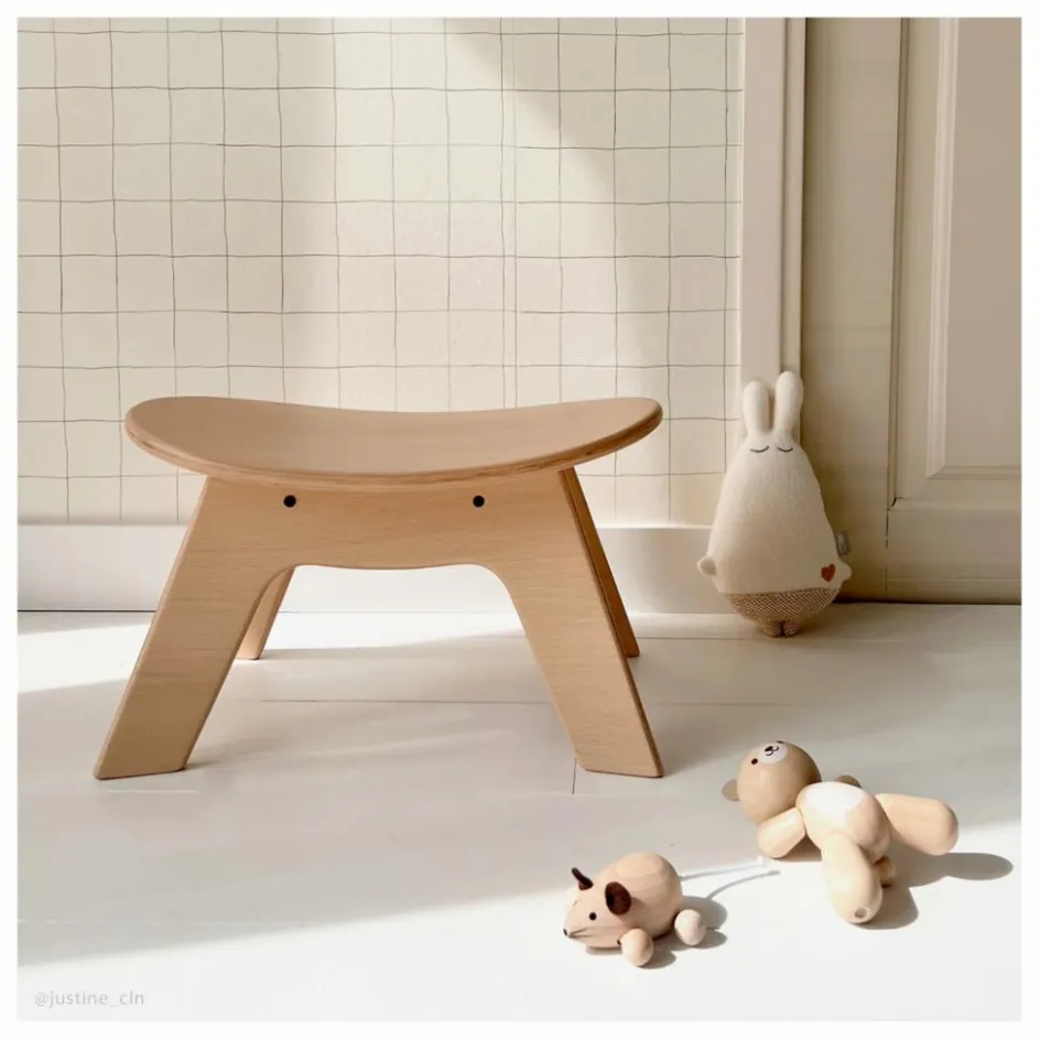 New Charlie Crane Tabouret Hibo Naturel