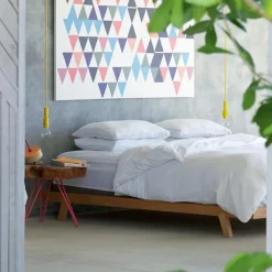 Maison de Vacances Taie d'oreiller basic en lin lavé || Linge De Lit