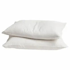 Sale Taie d'oreiller basic en lin lavé | Linge De Lit