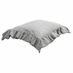 Maison de Vacances Taie d'oreiller Boho en Lin Lavé shaker | Nuage