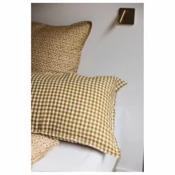 Gabrielle Paris Linge De Lit*Taie d'oreiller en lin lavé vichy |