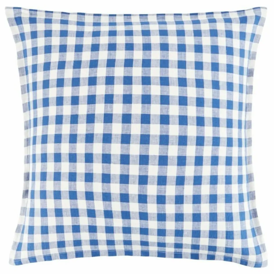 Outlet Taie d'oreiller en lin Vichy | Linge De Lit