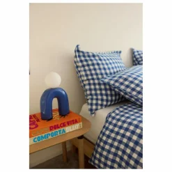 Outlet Taie d'oreiller en lin Vichy | Linge De Lit