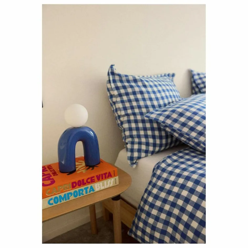 Outlet Taie d'oreiller en lin Vichy | Linge De Lit