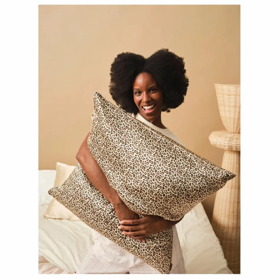Best Taie d'oreiller en soie de mûrier imprimé Femme Linge De Lit|Soins Des Cheveux