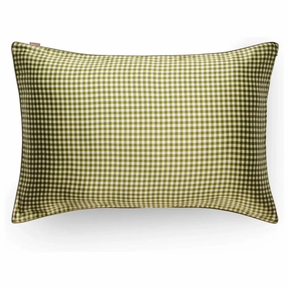Emily's Pillow Taie d'oreiller en soie de mûrier imprimé Vichy ||Femme Linge De Lit|Soins Des Cheveux
