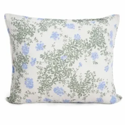 New garbo&friends Taie d'oreiller Plumbago en coton bio | Bleu