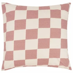 Hot Nobodinoz Taie d'oreiller Sheldon Checks | Rouge