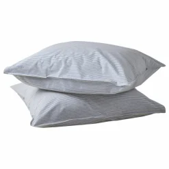 Clearance Taie d'oreiller Striped en Coton Bio - Set de 2 | Linge De Lit