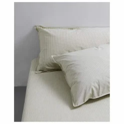 Suite 702 Taie d'oreiller Striped en percale organique - -Ecru ||Enfant Linge De Lit Enfant|Linge De Lit