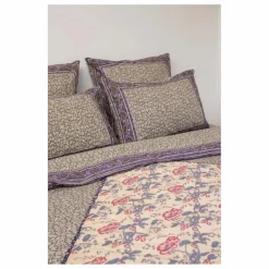 Clearance Louise Misha Taie d'oreiller Valerie en coton bio | Khaki