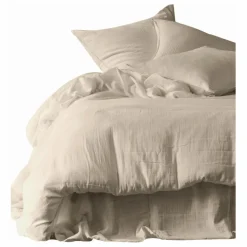 Taies d'oreiller en gaze de coton Mykonos - Set de 2 | Linge De Lit