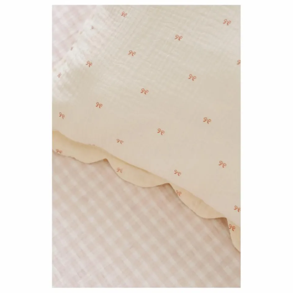 Soft Spot Taies d'oreiller Ribbon en coton bio - Set de 2 ||Enfant Linge De Lit Enfant