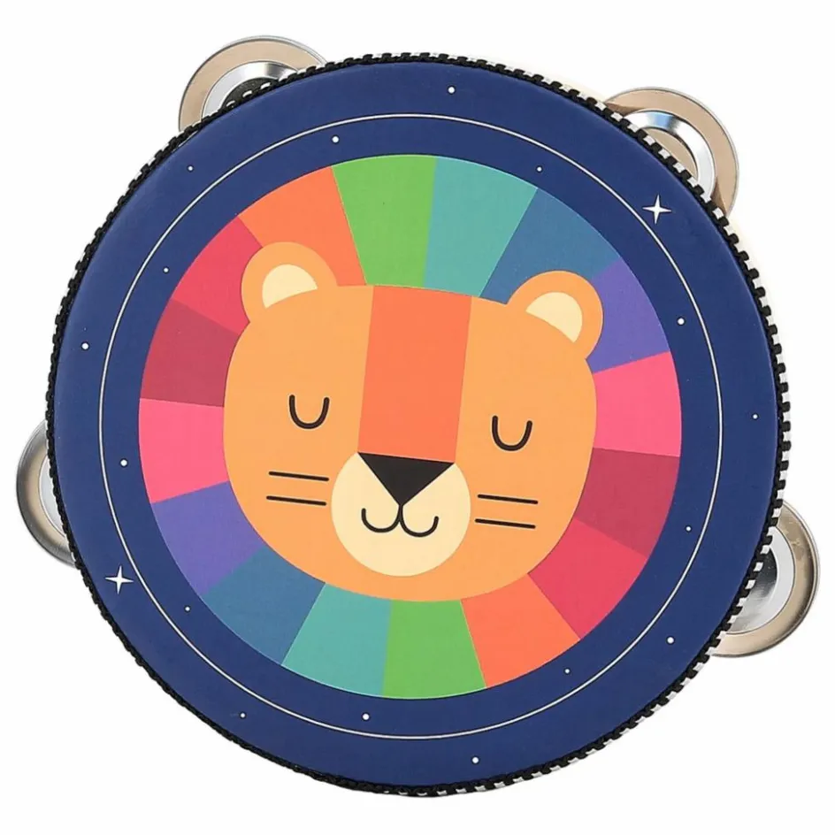 Discount Tambourin Arc-en-ciel Musique