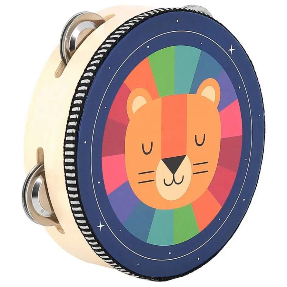 Discount Tambourin Arc-en-ciel Musique