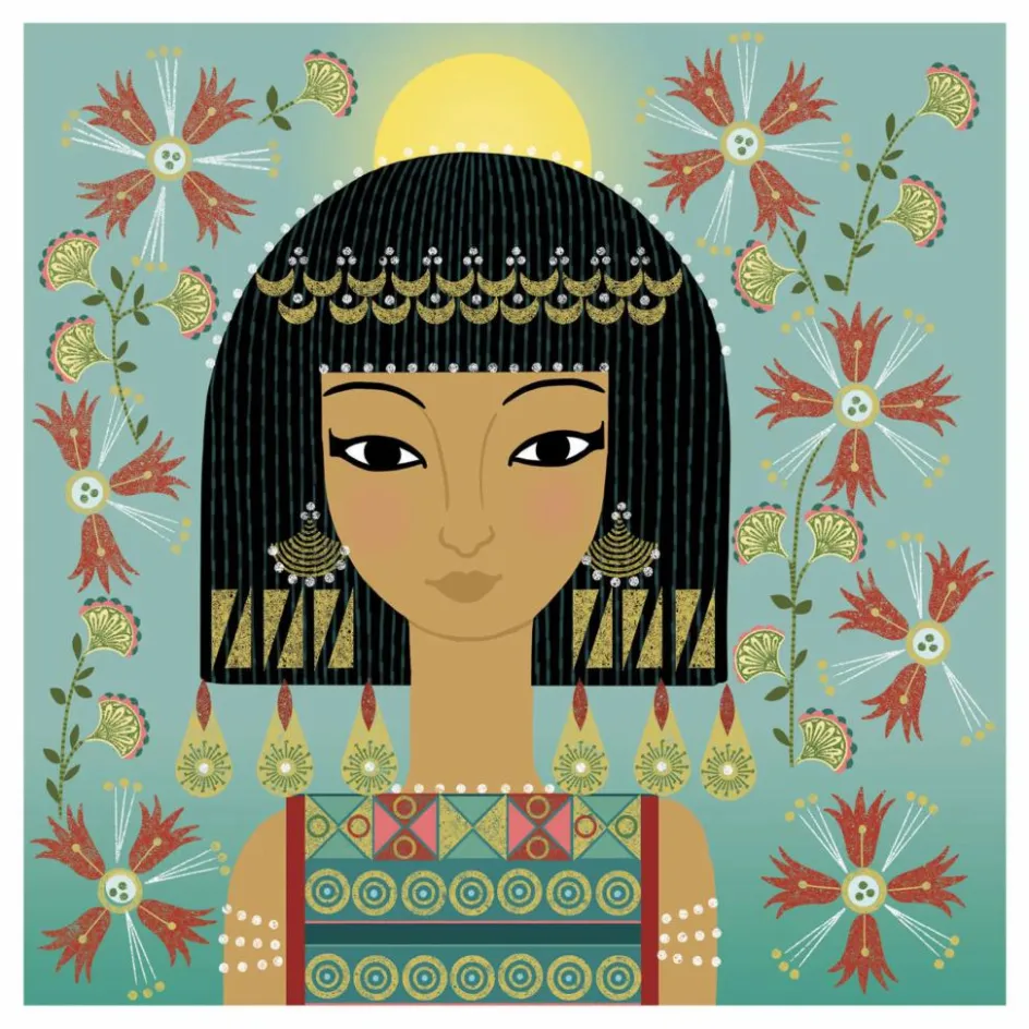 Discount Djeco Tampons Motifs et parures Multicolore
