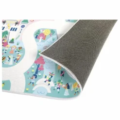 Janod Tapis avec circuit Royaume enchanté - Cross Roads Multicolore