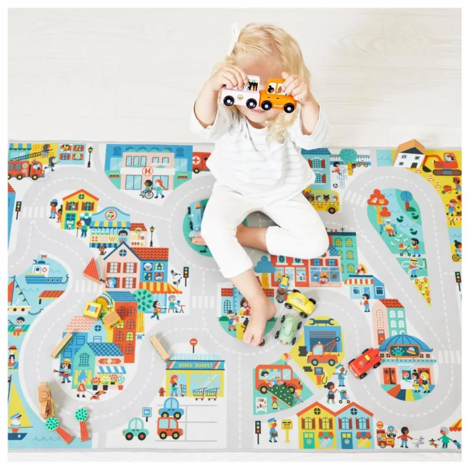 New Tapis avec circuit Ville - Cross Roads Garages, Circuits