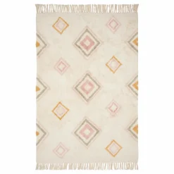 Best Tapis Aztec en coton recyclé | Enfant Tapis|Tapis Enfant