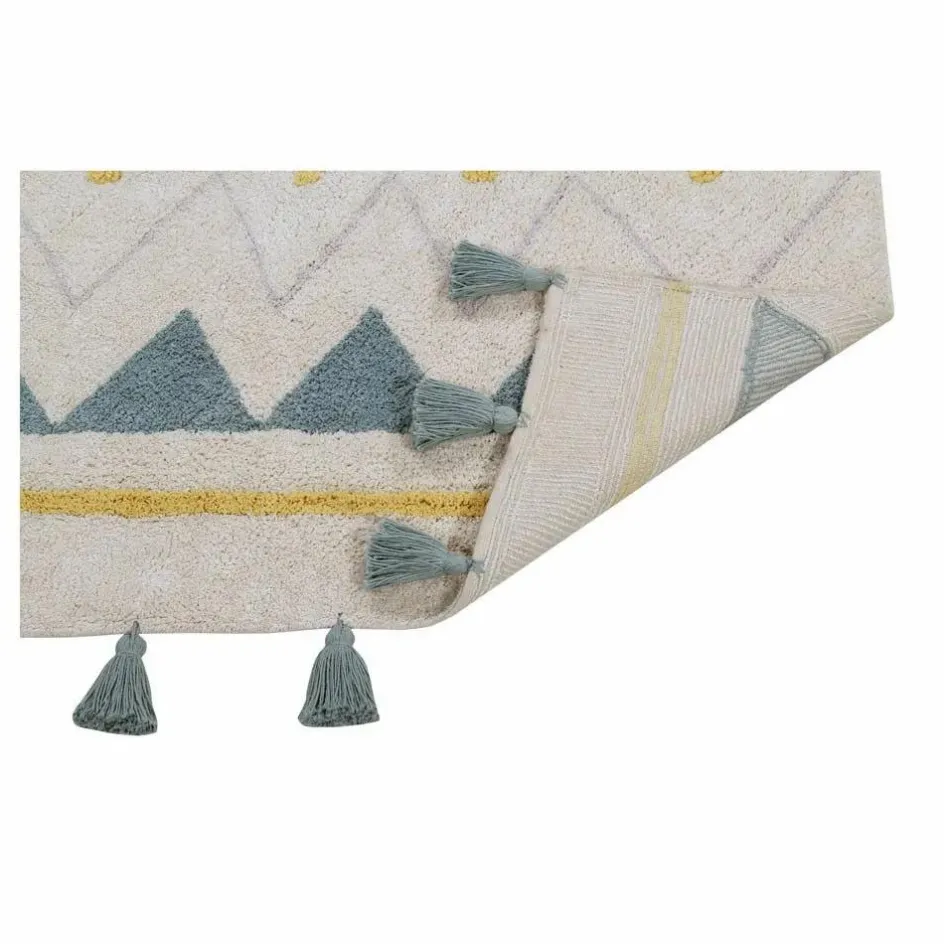 New Lorena Canals Tapis Azteca | Bleu