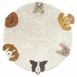 Online Lorena Canals Tapis Chiens | Gris