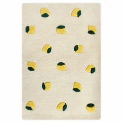 Enfant Maison Deux Tapis|Tapis Enfant*Tapis Citrons en laine |